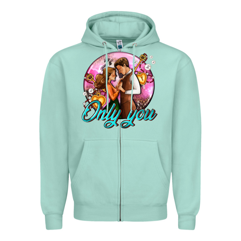 Only You And Couple With Keys Zipper Hoodie by AdoDesignShop | Teevron
