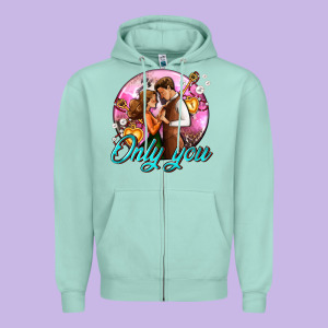 Only You And Couple With Keys Zipper Hoodie Designed By Adodesignshop