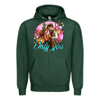 Sports Green only you and couple with keys Zipper Hoodie - AdoDesignShop