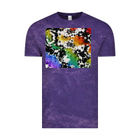 Cloud Purple rainbow pride cowhide tumbler Vintage Tee - FaDigitalArtStudio