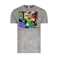 Cloud Rock rainbow pride cowhide tumbler Vintage Tee - FaDigitalArtStudio