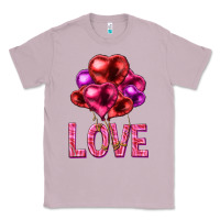 Lilac Love heart balloons Valentine's Day Classic Tee - HowdyJamesFarm