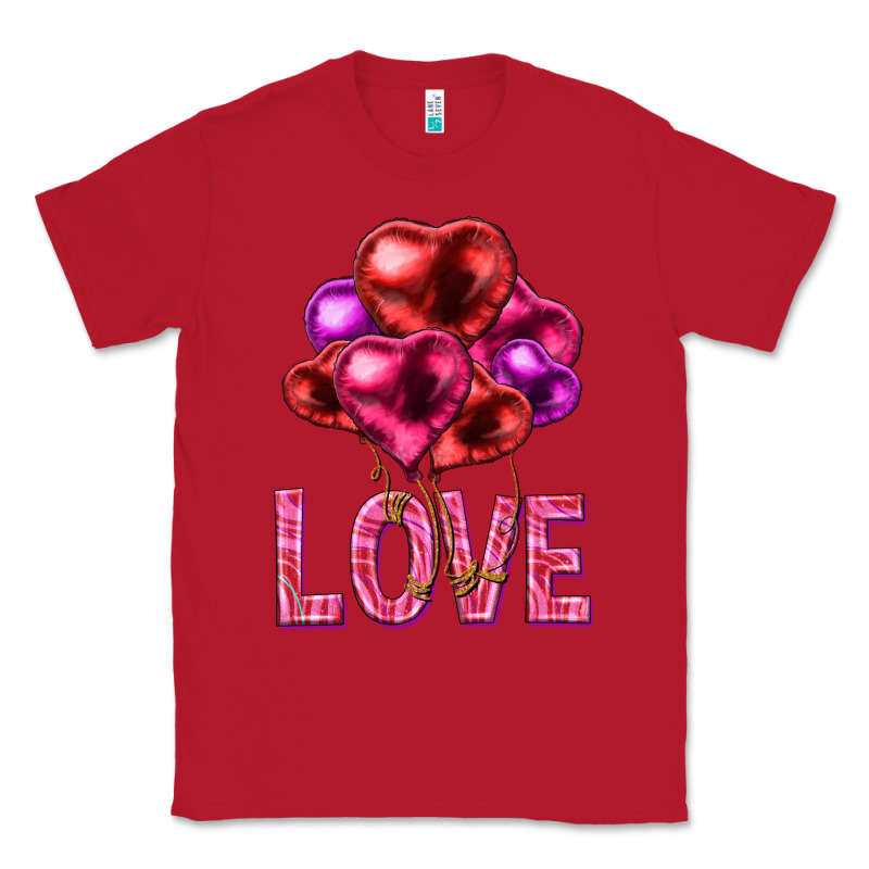 Love Heart Balloons Valentine's Day Classic Tee by HowdyJamesFarm | Teevron