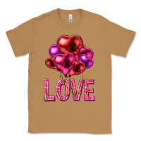 Toasted Coconut Love heart balloons Valentine's Day Classic Tee - HowdyJamesFarm
