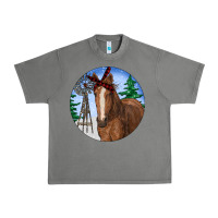 Tornado Horse Christmas Urban Heavy Tee - RanaPortraitStore