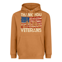 Meerkat Thank You Veterans American Flag Patriotic Heavyweight Hoodie - baoMotion