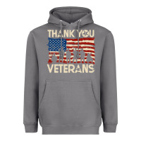 Storm Thank You Veterans American Flag Patriotic Heavyweight Hoodie - baoMotion
