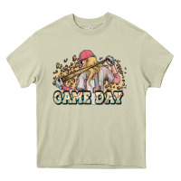 Game Day Baseball Leopard Heavy Core Tee | Teevron