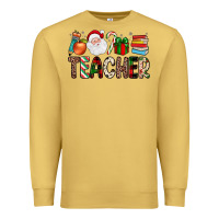 Antique Gold teacher christmas Premium Sweatshirt - JahusDesignShop