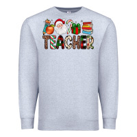 Heather Grey teacher christmas Premium Sweatshirt - JahusDesignShop