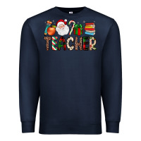 Navy teacher christmas Premium Sweatshirt - JahusDesignShop