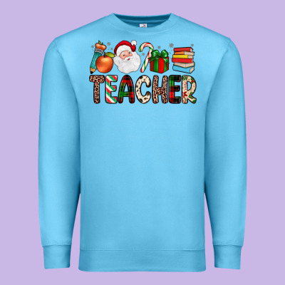 Teacher Christmas Premium Sweatshirt Designed By Jahusdesignshop