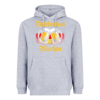 Heather Grey Oktoberfest Munich Heavyweight Hoodie - baoMotion