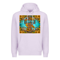 Lilac Western Faith Cross Butterfly Premium Hoodie - LillyAllenDesigns