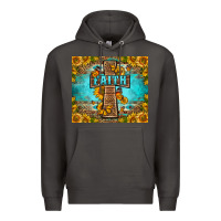 Smoke Western Faith Cross Butterfly Premium Hoodie - LillyAllenDesigns