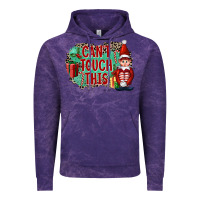 Cloud Purple Christmas Can't Touch This Elf Vintage Hoodie - FaDigitalArtStudio