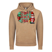 Vintage Coffee Christmas Can't Touch This Elf Vintage Hoodie - FaDigitalArtStudio