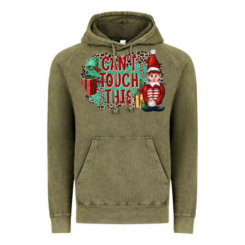 Christmas Can't Touch This Elf Vintage Hoodie by FaDigitalArtStudio | Teevron