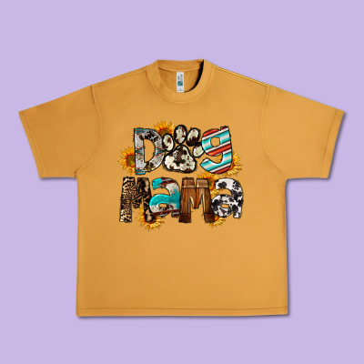 Dog Mama Mother's Day Urban Heavy Tee Designed By Fadigitalartstudio