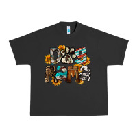 Pigment Black Dog Mama Mother's Day Urban Heavy Tee - FaDigitalArtStudio