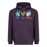 Plum peace love loaded tea Heavyweight Hoodie - JahusDesignShop
