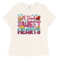 Bone i teach sweet hearts olivia Ladies Tee - OliviaCreatesArt