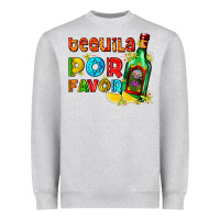 Heather Grey tequila porfavor Heavyweight Sweatshirt - AdoDesignShop