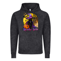 Vintage Arctic spooky babe black witch cat Vintage Hoodie - BundleAndBundleShop