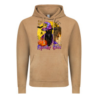 Vintage Camel spooky babe black witch cat Vintage Hoodie - BundleAndBundleShop