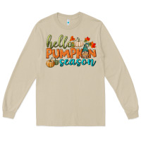 Mushroom hello pumpkin season Long Sleeve Tee - BundleAndBundleShop