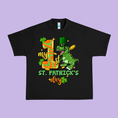 My First St. Patricks Day Urban Heavy Tee Designed By Fadigitalartstudio