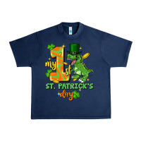 Navy my first st. patricks day Urban Heavy Tee - FaDigitalArtStudio