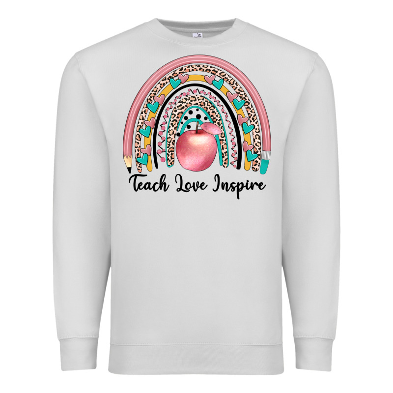 Teach Love Inspire Premium Sweatshirt by JahusDesignShop | Teevron