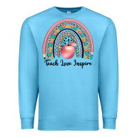 Ocean Blue teach love inspire Premium Sweatshirt - JahusDesignShop