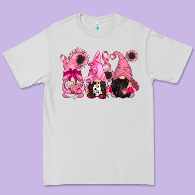 Breast Cancer Gnomes Premium Tee Designed By Cowgirlartshop