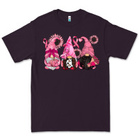Plum breast cancer gnomes Premium Tee - CowGirlArtShop