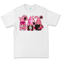 White breast cancer gnomes Premium Tee - CowGirlArtShop