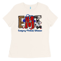 Bone emt emergency medical technician Ladies Tee - OliviaCreatesArt