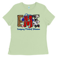 Matcha emt emergency medical technician Ladies Tee - OliviaCreatesArt