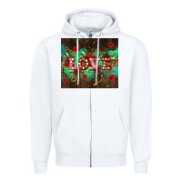 White love  and leopard with keys Zipper Hoodie - AdoDesignShop