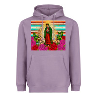 Lavender our lady of guadalupe cactus leopard Heavyweight Hoodie - JahusDesignShop
