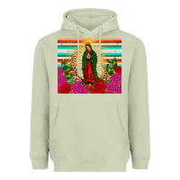 Matcha our lady of guadalupe cactus leopard Heavyweight Hoodie - JahusDesignShop