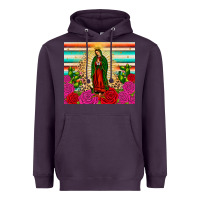 Plum our lady of guadalupe cactus leopard Heavyweight Hoodie - JahusDesignShop