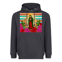 Smoke our lady of guadalupe cactus leopard Heavyweight Hoodie - JahusDesignShop