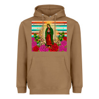 Toasted Coconut our lady of guadalupe cactus leopard Heavyweight Hoodie - JahusDesignShop
