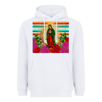 White our lady of guadalupe cactus leopard Heavyweight Hoodie - JahusDesignShop