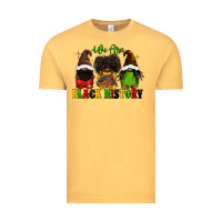 Vintage Mustard We are black history Vintage Tee - FaDigitalArtStudio