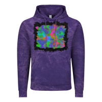 Cloud Purple halloween neon leopard background Vintage Hoodie - BundleAndBundleShop