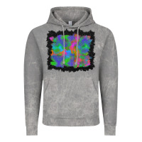 Cloud Rock halloween neon leopard background Vintage Hoodie - BundleAndBundleShop
