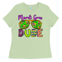 Matcha mardi gras dude olivia Ladies Tee - OliviaCreatesArt